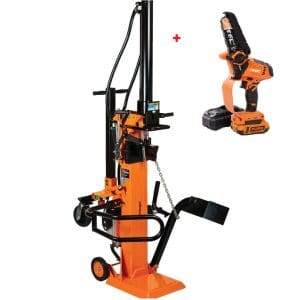 Villager cjepač drva LS 12T (3,3kW, 12T, 104cm) 059537 + gratis aku pila za grane