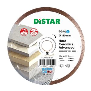 Distar rezna ploča Hard Ceramics Advanced 180x25,4mm za porculan