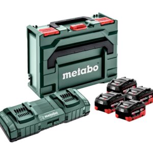 Metabo Basic set LiHD 4x8,0Ah, dupli punjač + kofer