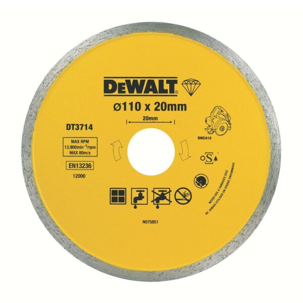 DeWalt ručna pila za keramiku DWC410 1300W 110mm