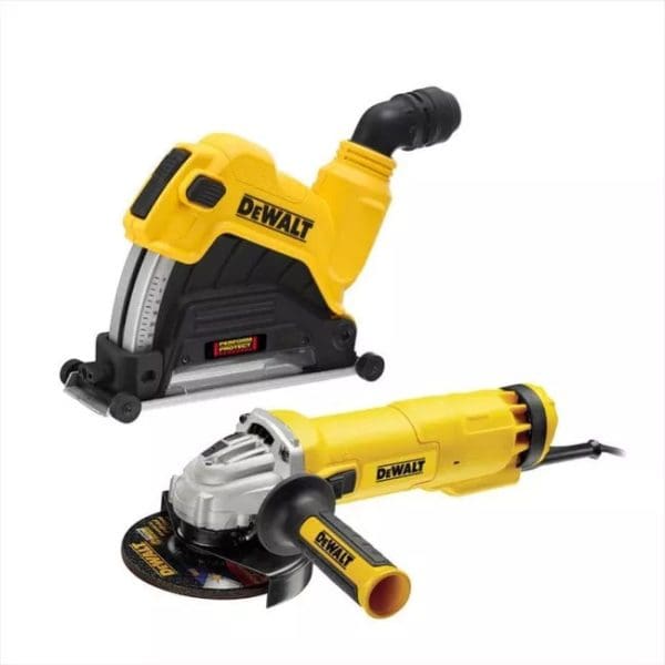 DeWalt kutna brusilica DWE46107 1400W 125mm + štitnik za usisavanje