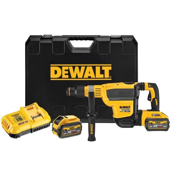 DeWalt aku bušači čekić DCH614X2 Flexvolt 54V 2x9,0Ah 10,5J