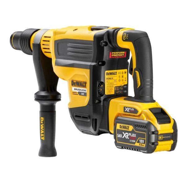 DeWalt aku bušači čekić DCH614X2 Flexvolt 54V 2x9,0Ah 10,5J