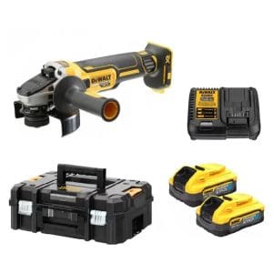 DeWalt aku kutna brusilica 125mm DCG405H2T 2×5,0Ah Powerstack