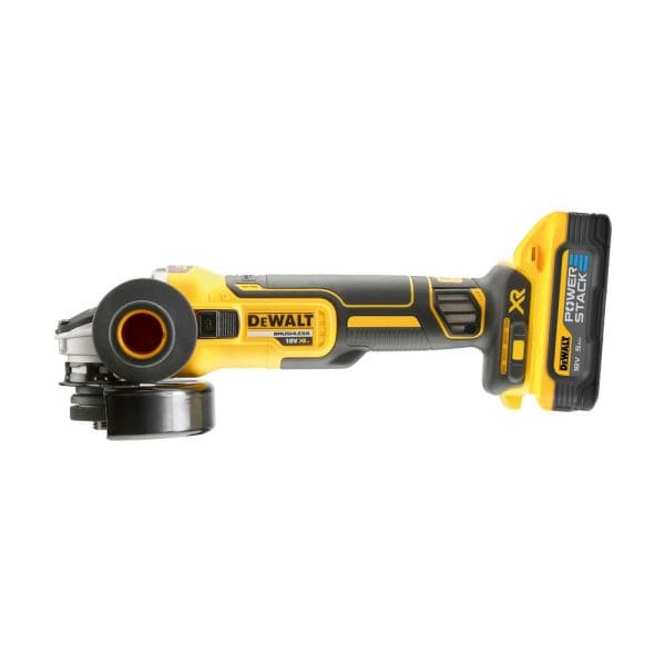 DeWalt aku kutna brusilica 125mm DCG405H2T 2×5,0Ah Powerstack