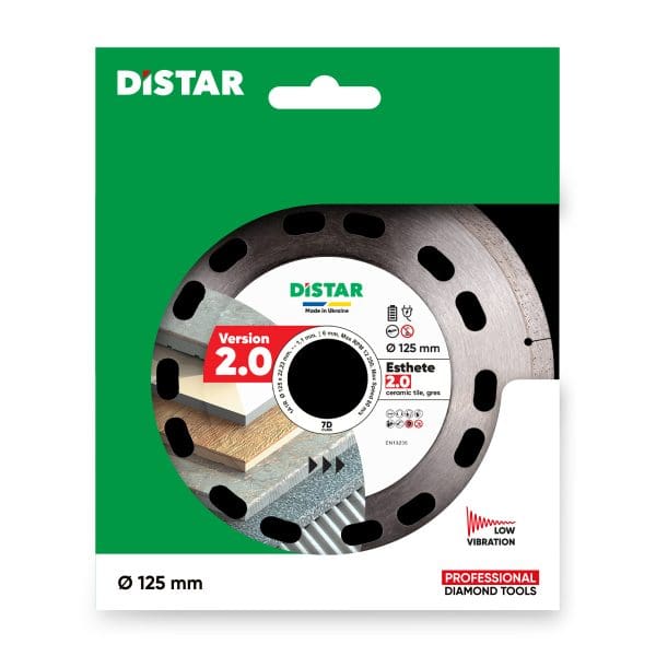 Distar rezna ploča ESTHETE 2.0 za porculan i gres, 125×1,1mm