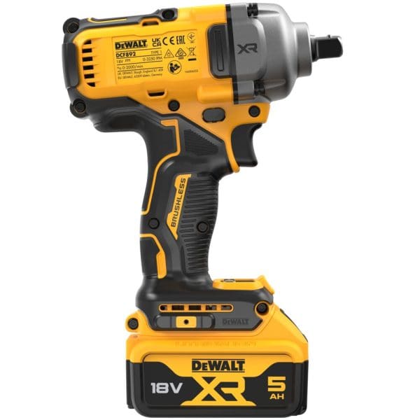 DeWalt aku udarni odvijač DCF892P2T 12'' 8121084Nm 2x5,0Ah