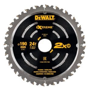 DeWalt list kružne pile 190x30 24Z DT4395 EXTREME X2 za drvo