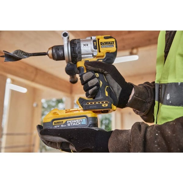 Dewalt aku udarna bušilica DCD1007H2T 2x5,0Ah Powerstack 169Nm