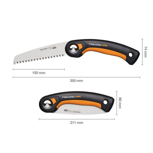 Fiskars pila vrtna sklopiva SW68 475210mm 1067552