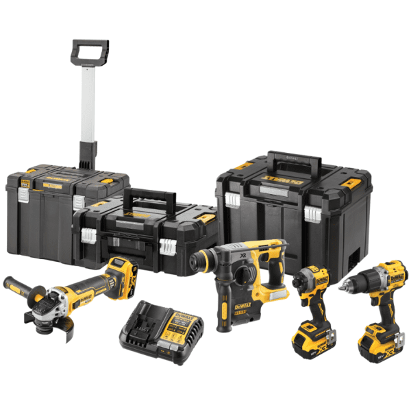 DeWalt set aku alata DCK429P3T 18V 3×5,0Ah, 3 kofera