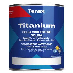 Tenax TITANIUM 1kg A+B komp. tuba+piksa