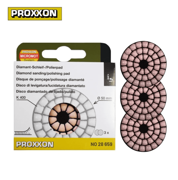 Proxxon dijamantni disk za brušenje 50mm čičak 3kom PX28657 gr.400