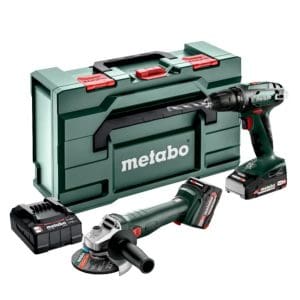 Metabo Combo set 2.6.6. 18V aku bušilica i brusilica, 1x2,0Ah + 4,0Ah