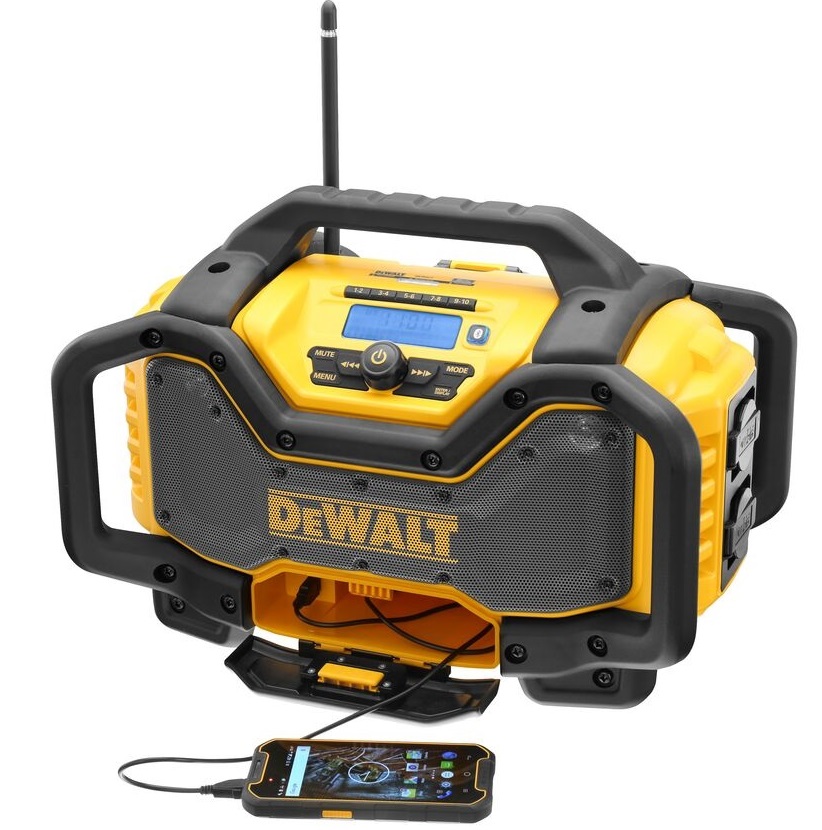 DeWalt aku građevinski radio i punjač DCR027, DAB+, bluetooth, USB
