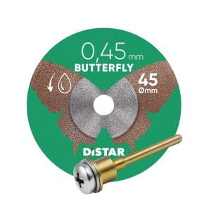 Distar rezna ploča za sitno i precizno rezanje keramike Butterfly 45mm x 0,45mm (prihvat 5,8/3,2mm)