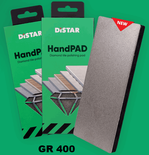 Distar ručna pločica za uklanjanje krhotina i poliranje keramike, gr.400 HandPAD #3