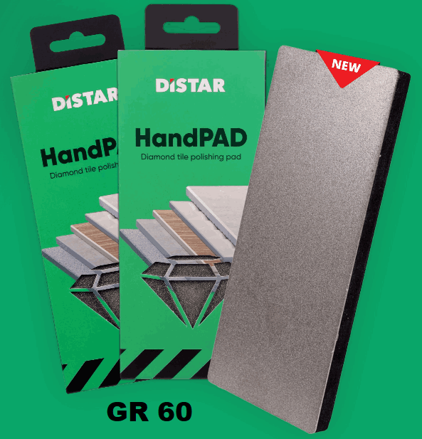 Distar ručna pločica za uklanjanje krhotina i poliranje keramike, gr.60 HandPAD #1