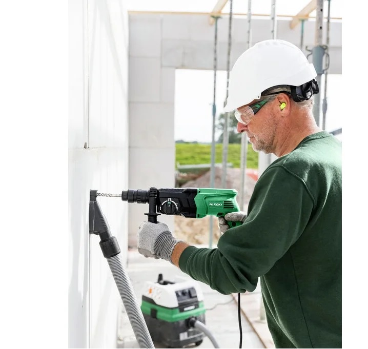 HiKoki bušači čekić DH24PMH SDS+ 2,7J 730W + dodatna glava