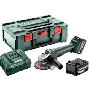 Metabo aku kutna brusilica W 18 L 9-125 Quick 2x5,2Ah metaBOX