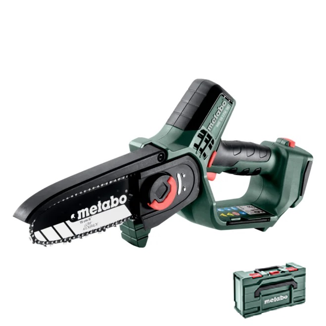 Metabo aku mini lančana pila MS 18 LTX 15 – 600856840, solo, kofer