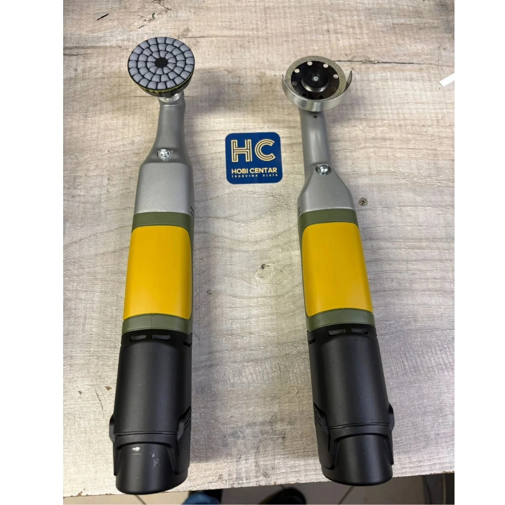 Proxxon set aku alata i pribora za keramičare, brusilica LHW + polirka WPE 2x aku