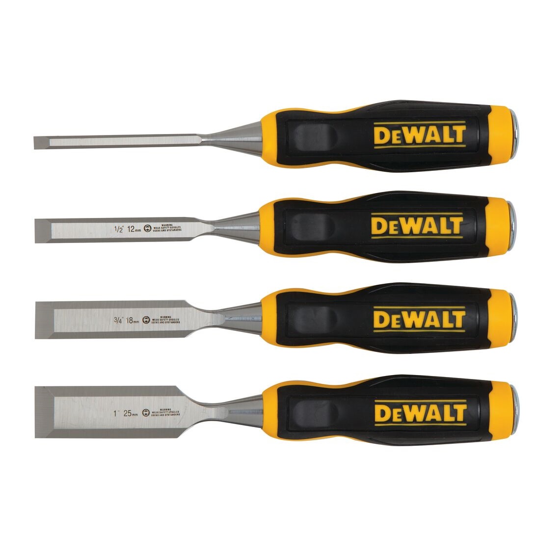 DeWalt set ručnih dlijeta DWHT0-16063 4 komada 6, 12, 18, 25 mm