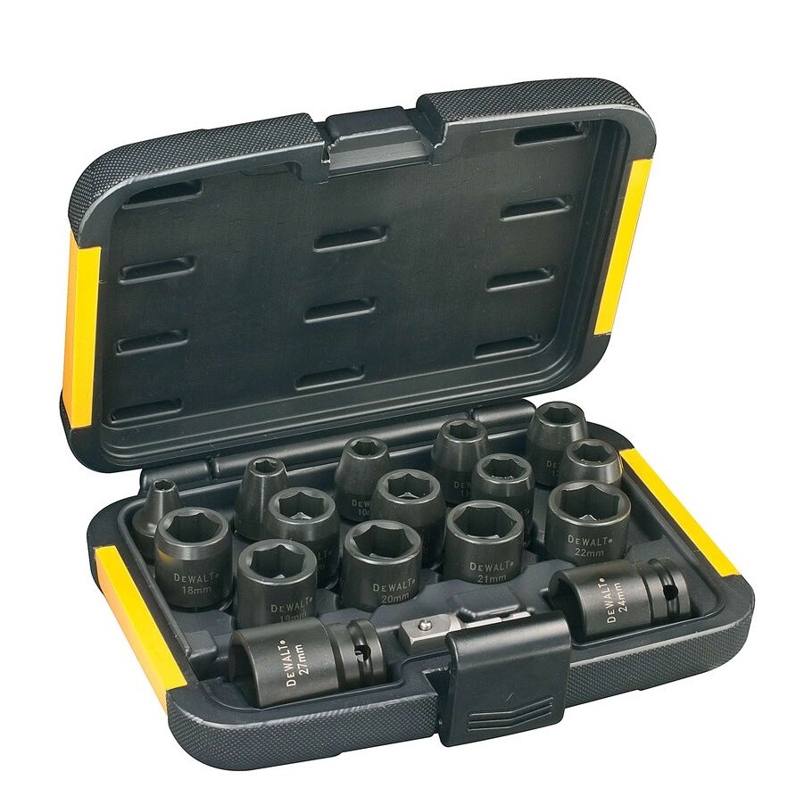 DeWalt set udarnih nasadnih ključeva 17 dijelni DT7506 12 6-27