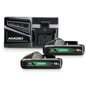 HiKoki power set 2x 4,0Ah BSL1840M + punjač univerzalni HPT UC18YFSL