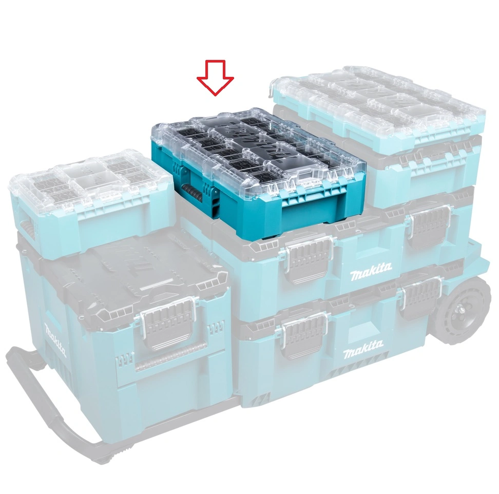 Makita MAKTRAK sistem kofera - duboki srednji organizator, P-91045